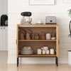 Kitchen Storage Cabinet 2-Door Buffet Sideboard with Adjustable Shelf
