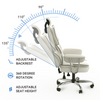 Ergonomic Executive Office Chair Gaming Computer Desk Chair Headrest Recliner