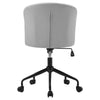 Velvet Padded Office Chair Adjustable Swivel Desk Chair Tub Seat for Home Office