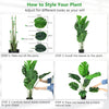 120cm Artificial Monstera Plants 10 Different Leaves