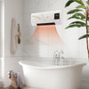 Small Air Fan Air Fan Unit Heating Fan Timer Wall Mounted Warmer Potable