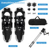 21"/25"/30" Aluminum Snow Shoes 4-in-1 Lightweight Terrain Snowshoes w/Carry Bag