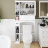 Over the Toilet Storage Cabinet Bathroom Storage Organizer-white