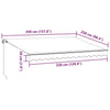 Manual Retractable Awning with Brown 350x250 W4B4