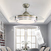 Invisible Ceiling Fan Light w/Remote Control Chandelier Light Retractable Blades