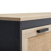 Rattan Chest of Drawers Storage Bedroom Furniture 4 Drawers Wooden Cabinet Unit