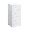 Bathroom Cabinet Cupboard Unit Storage 3 Drawer Wood Floor FreeStanding Rack