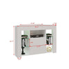 Modern Corner TV Unit TV Stand Entertainment Center LED Cabinet High Gloss Front