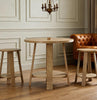 Round Dining Table for 2, 31.5'' Farmhouse Small Kitchen Table for Dining Room