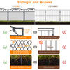 BingoPaw 5x Garden Fence Metal Wire Panel Heavy Duty Pet Dog Fencing Border Edge