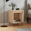 Bedside Table Cabinet Sonoma Oak Storage Chest Bedroom Furniture 40x35x50 cm NEW