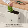 Wall Mounted Waste Bin Kitchen Cabinet Door Cupboard Hanging Trash Can Lid Cover