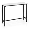 Rectangular Kitchen Dining Table Long Sofa Console Table-White