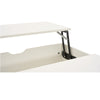 Coffee Table With Storage Lift Top Up Drawer Shelf Living Room Furniture White