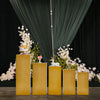 Metal Cylinder Plinth Pedestal Wedding Cake Dessert Flower Display Stand Party