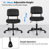 Adjustable Computer Chair Ergonomic Office Chair High-Back Swivel Chair Black