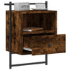 Bedside Cabinet Wall-mounted, Storage Cabinets for Living Room, P7E4