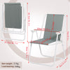 Camping Chair Folding Lightweight Picnic Garden Fishing Patio Chair with Armrest