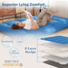 Costway Japanese Floor Mattress Futon Mattress 190 x 120 x 10 cm-Navy