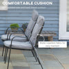6 Seater Garden Dining Table and Chairs Outdoor Patio Furniture Set Seat Cushion