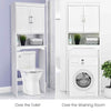 Bathroom Organizer Over the Toilet Storage Cabinet w/Open Shelf