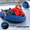 100cm Inflatable Snow Tube Heavy-Duty Sledding Toboggan Resistant Snow Sled