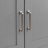 Lisbon Light Grey 3 Door Wardrobe Bedroom Furniture Storage Cupboard