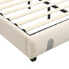 Double 4ft6 Grey White Fabric Ottoman Storage Bed Velvet Gas Lift Up Storage Bed