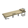 Folding 3 Seater Sofa Bed Click-Clack Recliner Fabric Couch Sleeper Living Room