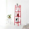 Modern 4 Tier Ladder Shelf Bookcase Storage Rack Stand Plants Display Bookshelf