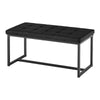 Velvet Padded Ottoman Stool Bed Bench Dining Bench Multicolor Livingroom Bedroom