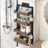 Kitchen Rack Herbs Spice Jar Storage Cabinet Over Door Shower Wall Mounted Shelf