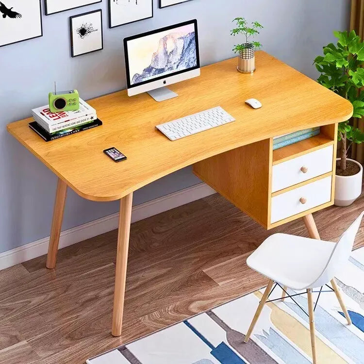 Computer Desk with Storages Gaming Workstation Home Office Laptop Writing Desk