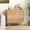 Modern 4-Drawer Dresser Wooden Storage Chest Cabinet Storage Organizer