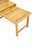 Bamboo Wood Lounger Chair 5 Position Adjustable Recliner Deck Chair Foldable