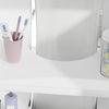 High Gloss Bathroom Sink Cabinet Under Basin Unit Cupboard 2 Door Storage White