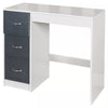 3 Drawer Wooden Bedroom Dressing Computer Work Table Desk Jewellery Office Unit