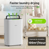 Electric Dehumidifier for Home Portable Quiet Electric Air De-Humidifier 25L/Day