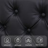 Ottoman Storage Double Bed Frame Upholstered Platform Bed With Headboard Black