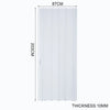 Internal Bi Folding Concertina Accordion Door PVC Sliding Divider Doors Bathroom