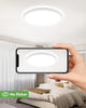 Bathroom Ceiling Lights Round Glass Shades Flush Fitting Living Room