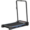 Steel Folding Motorised Home Treadmill Walking Machine with LCD Monitor Blue