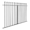 Ball Top Railing Fencing Wrought Iron Garden Fence Panels Border 1830mmx915mm