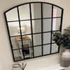 Large Window Style Arched Mirror Living Room Hall Way Window Mirror Home Decor