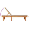 Loungers 2 pcs Taupe Solid Wood Acacia and L2D3