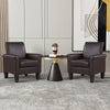 Leisure Faux Leather Accent Arm Chair Living Room Bedroom Comfy Single Sofa Seat