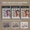 LED Hollywood Makeup Mirror Large Vanity Light Mirror with RGB Lighting 14 Bulbs