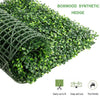 6xArtificial Plant Wall Faux Boxwood Grass Mat Greenery Wall Hedge Foliage Panel