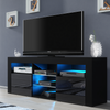 TV Unit Cabinet | TV Stand 145cm | Sideboard with High Gloss Doors | Free LED