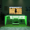 Modern TV Stand White/Black TV LED Entertainment High Gloss Doors Unit Cabinet